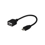 Micro USB to USB OTG Cable Adapter // M-F // 6"