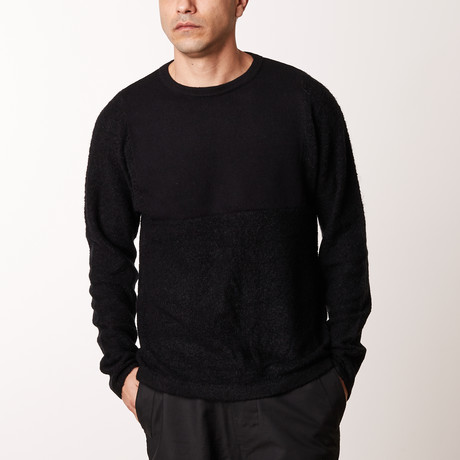 Deu Wool + Cashmere Blend Sweater // Black (XS)
