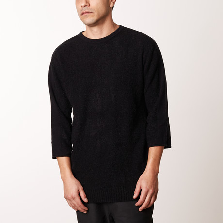 Gan Wool + Cashmere Blend Sweater // Black (XS)