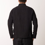 Gior Woven Top // Black (XS)