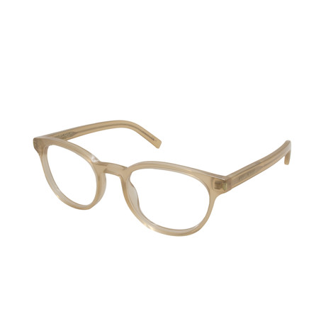 Yves Saint Laurent // Women's Acetate Eyeglass Frames // Beige Opal