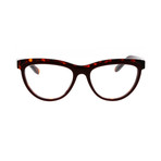 Ferragamo // Women's Acetate Eyeglass Frames // Burgundy-Havana