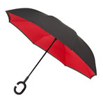 Reversible Umbrella // Manual Opening +Windproof // Red