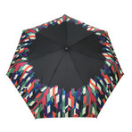 Folding Windproof Umbrella // Automatic Open + Close // Geometric Print