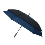 Long Umbrella + Innovative Frame // Navy Blue + Black