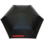 Folding Umbrella + UV Protection // Black + Red