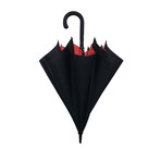 Long Umbrella + Innovative Frame // Red + Black