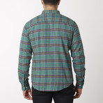 Natural Blue // Button Down Long Sleeve // Green (L)