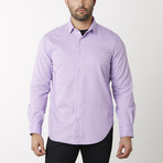 Natural Blue // Button Down Long Sleeve // Lavendar (XL)