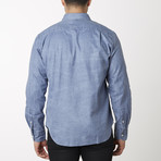 Natural Blue // Button Down Long Sleeve // Charcoal (L)