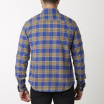 Natural Blue // Button Down Long Sleeve // Yellow (L)