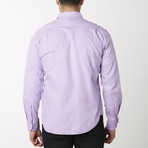 Natural Blue // Button Down Long Sleeve // Lavendar (XL)