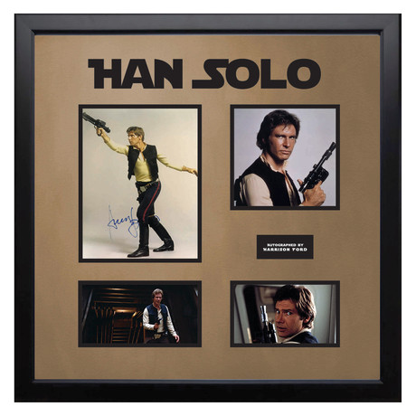 Signed + Framed Collage // Han Solo I