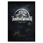 Signed + Framed Poster // Jurassic World
