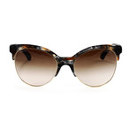 CH5342 Sunglasses // Brown + Black Denim