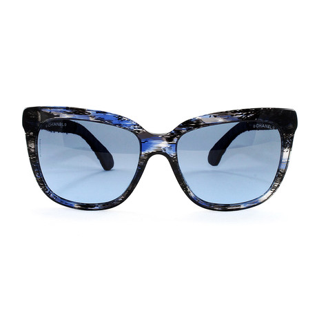 CH5343 Sunglasses // Blue + Black Denim