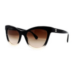 CH5350 Sunglasses // Black Gradient + Beige