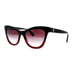 CH5350 Sunglasses // Black Gradient + Burgundy