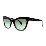 CH5350 Sunglasses // Black Gradient + Green