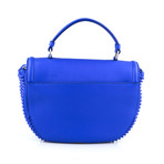 Leather Panettone Calf Ranch Messenger Bag // Blue