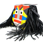 Christian Louboutin // Leather Passage Tribalou Crossbody Bag // Multicolor