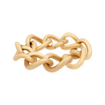 Bucherer 18k Rose Gold Diamond Curb Bracelet