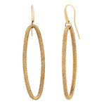 Bucherer 18k Yellow Gold Drop Earrings