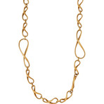 Bucherer 18k Yellow Gold Twisted Link Necklace