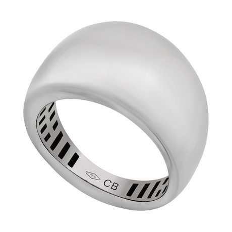 Bucherer 18k White Gold Ring // Ring Size: 7.25