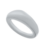 Bucherer 18k White Gold Ring // Ring Size: 7