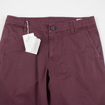 Brunello Cucinelli // Cotton Casual Pants // Burgundy Red (Euro: 54)