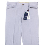 Pal Zileri Concept // Pinstripe Cotton Blend Dress Pants // Blue (Euro: 50)