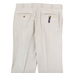 Pal Zileri Concept // Striped Cotton Dress Pants // Beige (Euro: 48)