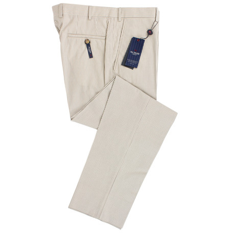 Pal Zileri Concept // Pinstripe Cotton Pants // Gray (Euro: 46)