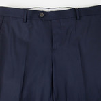 Brunello Cucinelli // Twill Wool Dress Pants // Navy Blue (Euro: 50)