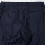 Brunello Cucinelli // Twill Wool Dress Pants // Navy Blue (Euro: 54)