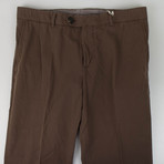Cotton Casual Pants // Brown (44)