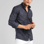 Pete Long Sleeve Shirt // Navy (XL)