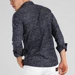 Pete Long Sleeve Shirt // Navy (XS)