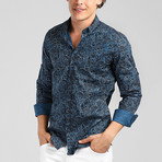 Pete Long Sleeve Shirt // Blue (L)