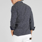Joe Long Sleeve Shirt // Navy (XL)