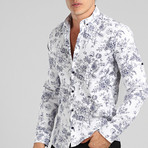 Mickey Long Sleeve Shirt // White (2XL)