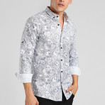 Fiji Button Down Shirt // Gray (XS)