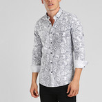 Fiji Button Down Shirt // Gray (M)