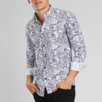 Oahu Button Down Shirt // Blue (XL)