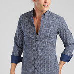 Grenada Button Down Shirt // Navy Blue (XL)