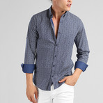 Grenada Button Down Shirt // Navy Blue (XL)