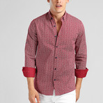 Anthony Long Sleeve Shirt // Claret Red (L)