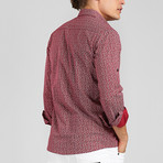 Anthony Long Sleeve Shirt // Claret Red (XL)
