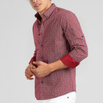 Anthony Long Sleeve Shirt // Claret Red (XL)
